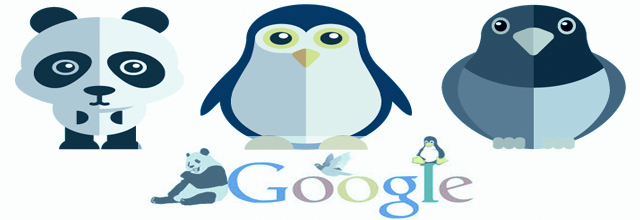 Google: Panda, pingouin et Pigeon