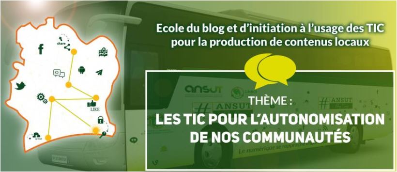 C'est parti pour l'ANSUTBlogCamp avec l'Union Nationale des Blogueurs de Côte d'Ivoire