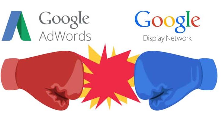 Google Adwords ne pas confondre les réseaux de Pub Recherche et Display