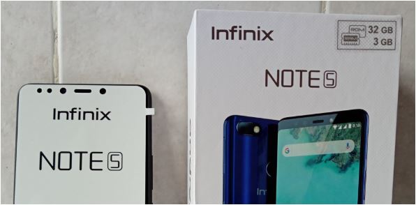 Unboxing (déballage) d'Infinix Note 5 avec AndroidOne