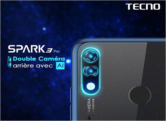Tecno Spark 3 Pro Deux caméras pour ne rien manquer
