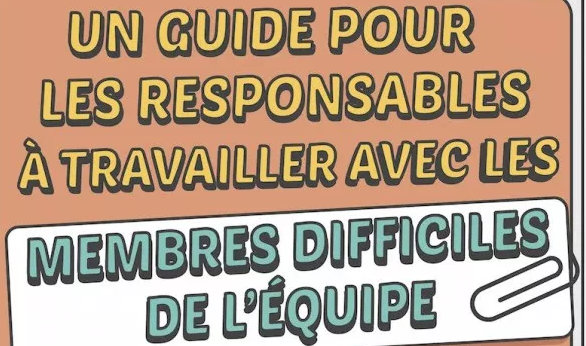 Infographie Un guide pour gérer les membres difficiles de l’équipe