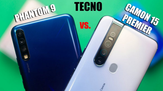 TECNO Camon 15 Pro Vs Phantom 9 - Conception et affichage