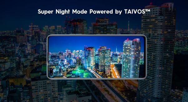 TAIVOS ™ Lab offre au CAMON 16 Premier une expérience de prise de vue nocturne sans précédent