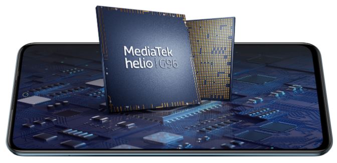 performances plus fluides et plus rapides grâce à la toute nouvelle puce Helio G96 de MediaTek