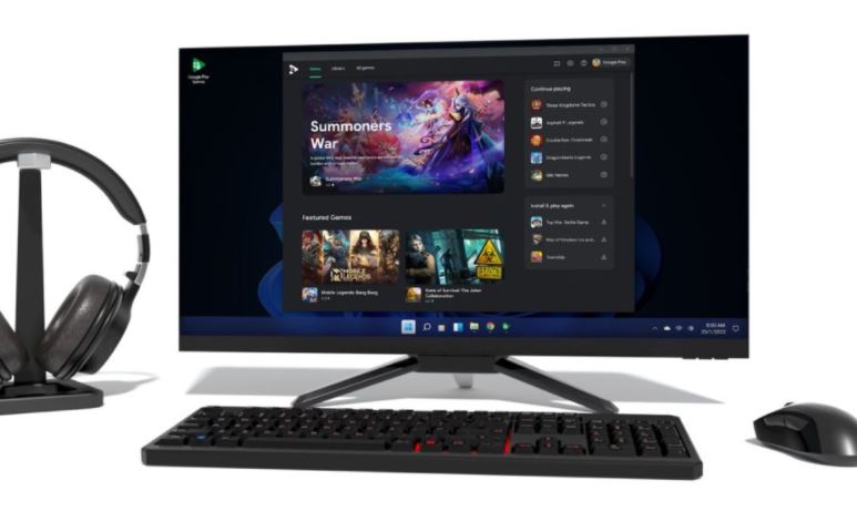 Google propose des jeux Android sur les PC Windows