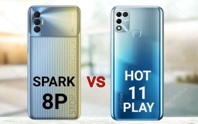 Comparaison entre Infinix Hot 12 Play et TECNO Spark 8P