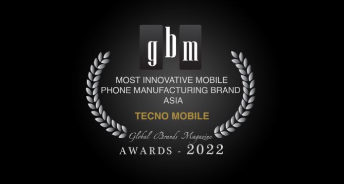 La marque TECNO de téléphones mobiles la plus innovante d'Asie pour 2022