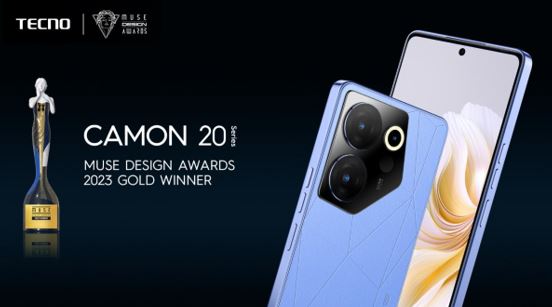 La série CAMON 20 de TECNO, dont la sortie est imminente, décroche un prestigieux MUSE Design Awards 2023