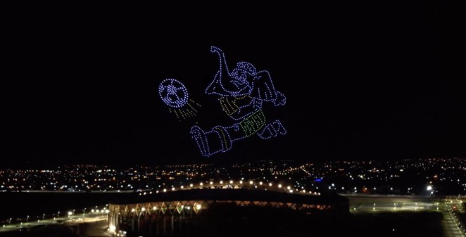 CAN2023 TECNO déploie 1000 drones pour illuminer la cérémonie d'ouverture à Ebimpé